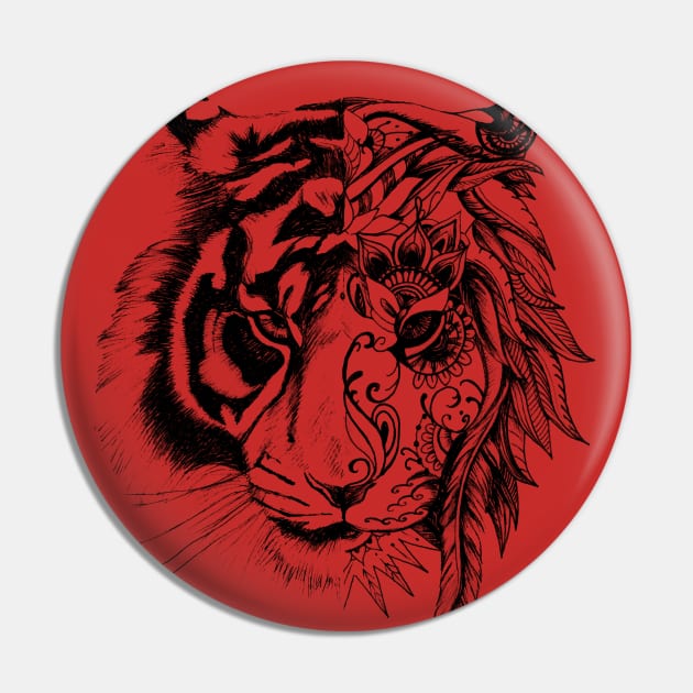 Tiger Tiger Pin by Gingerlique