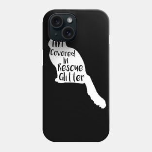 Rescue Cat Covered in Glitter Hair Phone Case