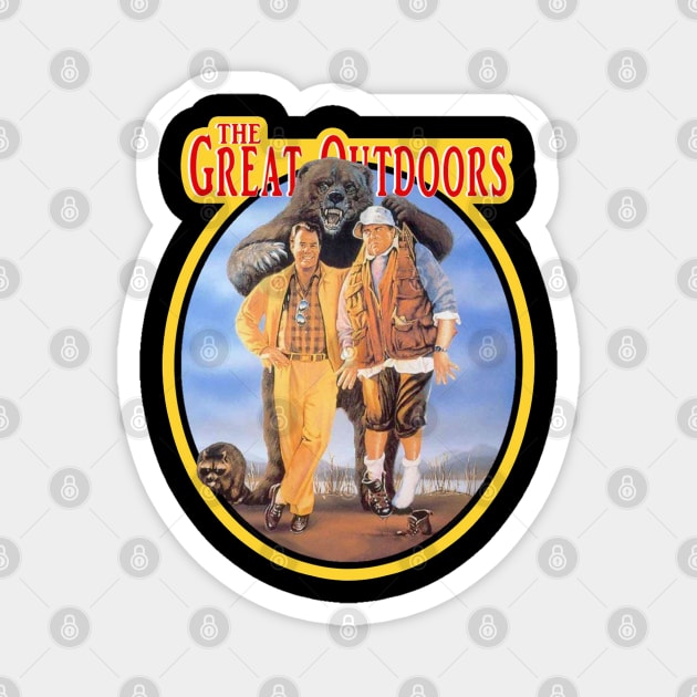 The Great Outdoors Vintage Image Magnet by BergeronArt