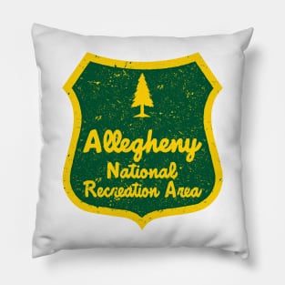 Allegheny National Recreation Area shield Pillow