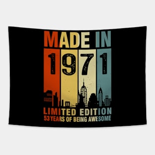 Made In 1971 53rd Birthday 53 Years Old Tapestry