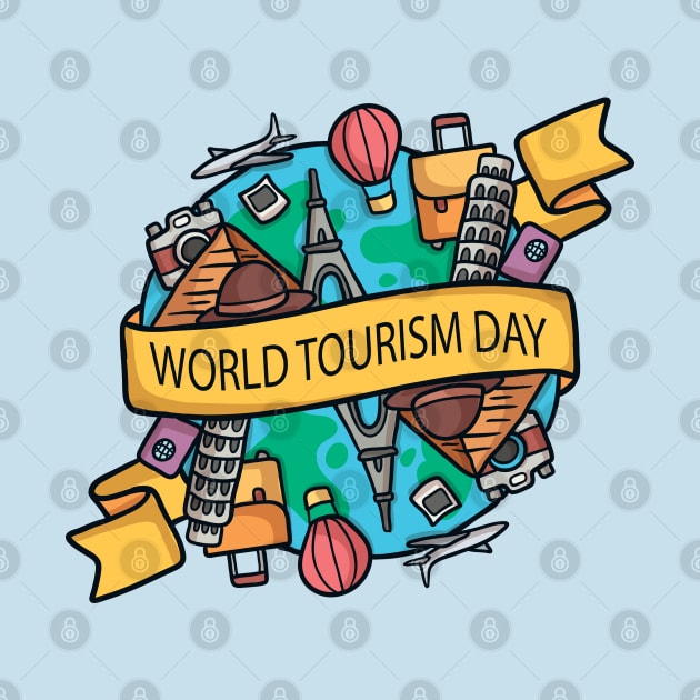 World Tourism Day Illustartion by Mako Design 