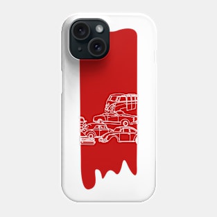 red paint Phone Case