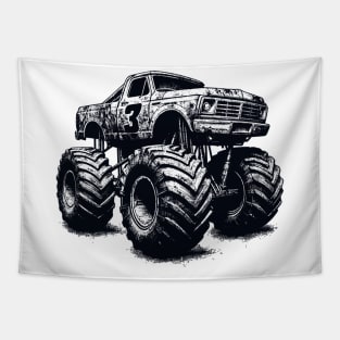 Monster truck Tapestry