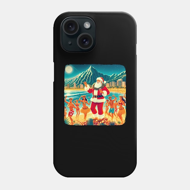 Hawaii Merry Christmas Phone Case by Print&fun