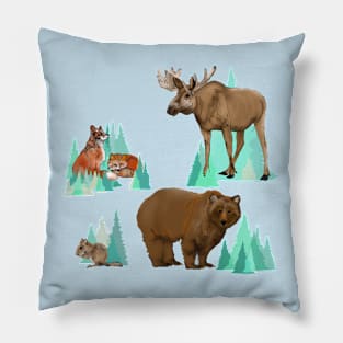 Wild Animals Pillow