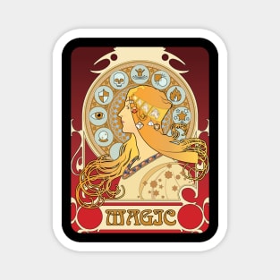 Schools of Magic - Mucha Magnet