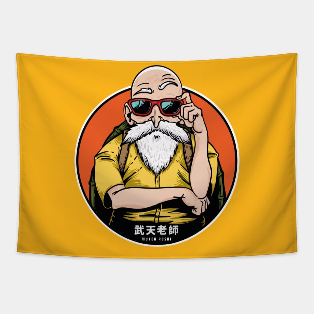 keme sennin - muten roshi Tapestry by Playground