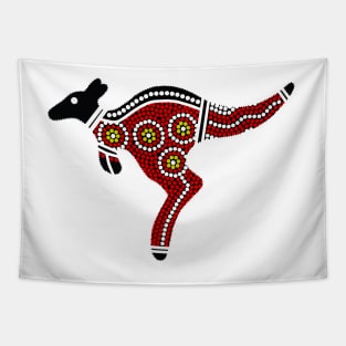 Aboriginal Art Kangaroo Tapestry