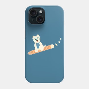 Back to School Student Dog Phone Case