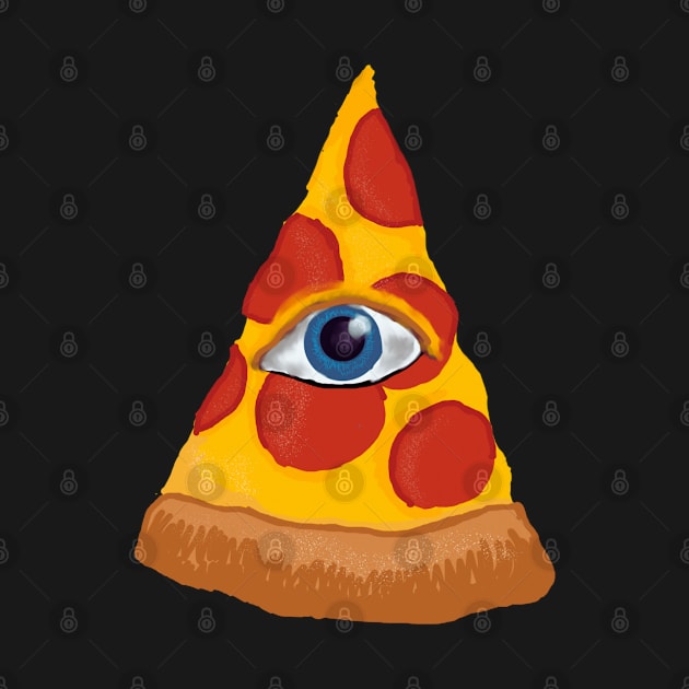 Illuminati Pizza by Ms. MillieLeeHarper