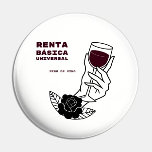 RBU y vino Pin