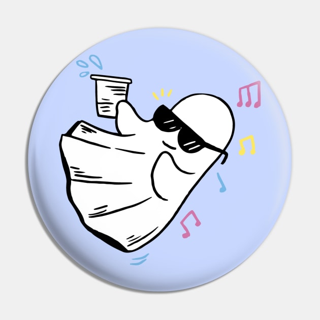 Boo-zy Boogie Ghost Pin by Life2LiveDesign