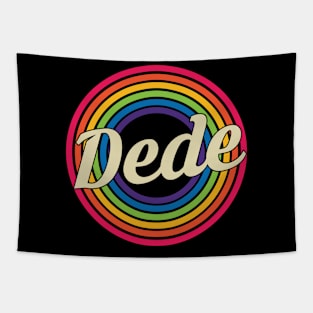 Dede - Retro Rainbow Style Tapestry