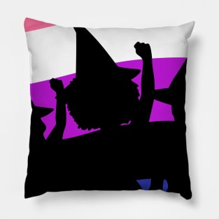 Witches Vote- Gender Fluid Pride! Pillow