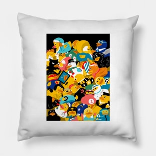 Rubber Ducks Pillow