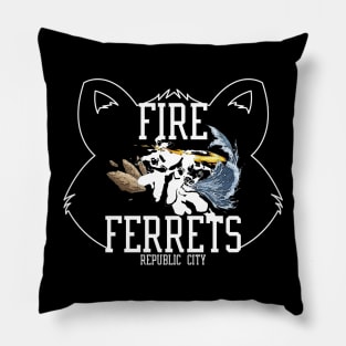 Fire Ferrets Pillow