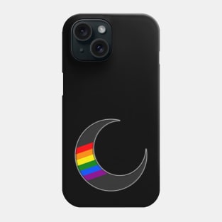 LGBTQIA+ Pride Crescent Moon Phone Case