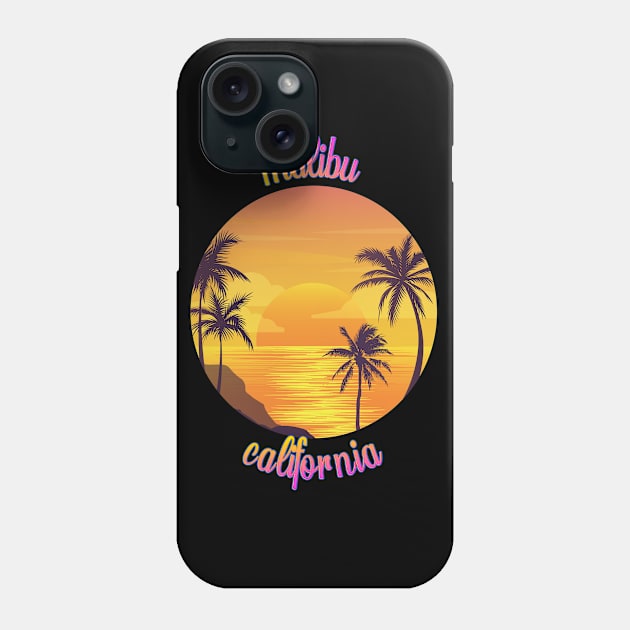 Malibu California Phone Case by kalponik