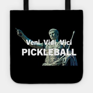 Pickleball Veni Vidi Vici Caesar Victory Statue Tote