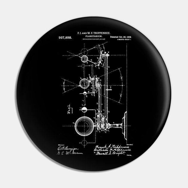 Planetarium patent 1909 Space theme Pin by Anodyle