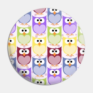 Cute Owls, Owl Pattern, Colorful Owls, Baby Owls Pin