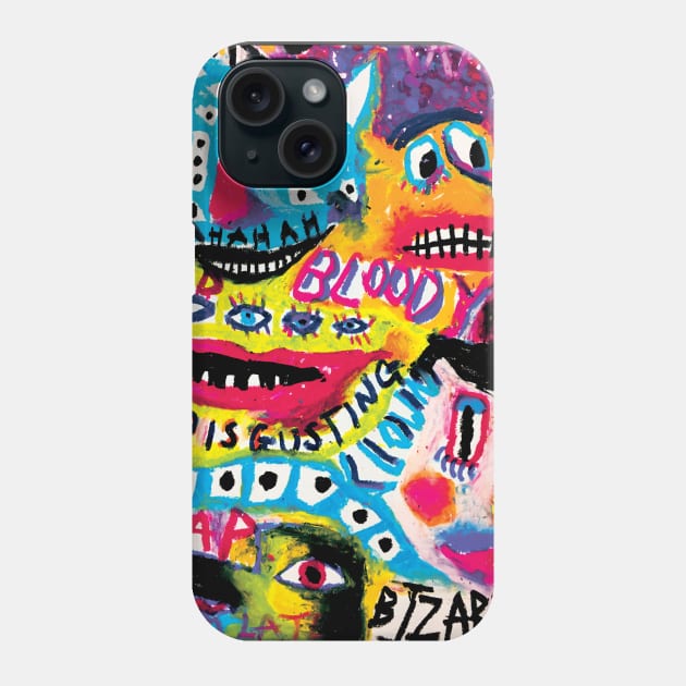 Creepy Monsters Phone Case by saif