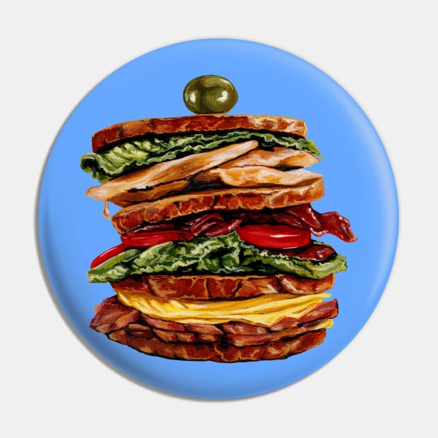 Turkey Club on Rye Pin by KellyGilleran