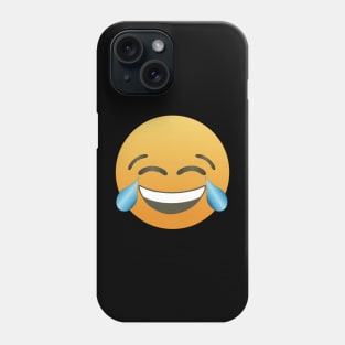 JOY - Face with tears of joy, haha emoji Phone Case