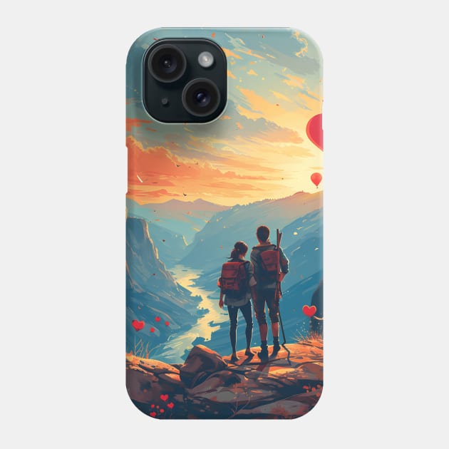 Discover True Romance: Art, Creativity and Connections for Valentine's Day and Lovers' Day Phone Case by insaneLEDP