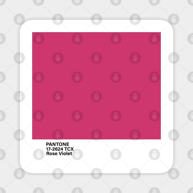 PANTONE 17-2624 TCX Rose Violet Magnet by princessmi-com