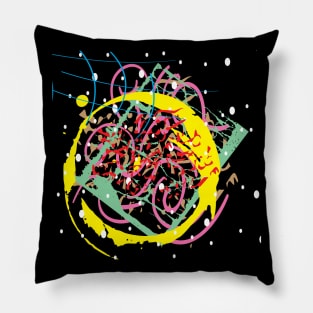 abstract colorful Pillow