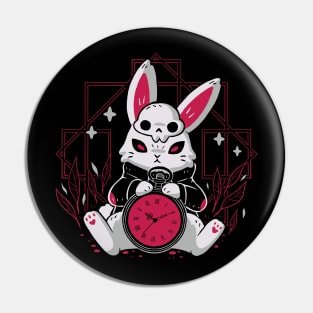 Metal White Rabbit Pin