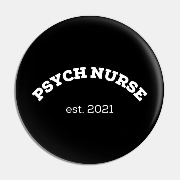 Psych Nurse, funny psychiatric nurse practitioner, mental health nurse gift for psych nurse, nursing school 2021 graduation gifts Pin by Zen Cosmos Official