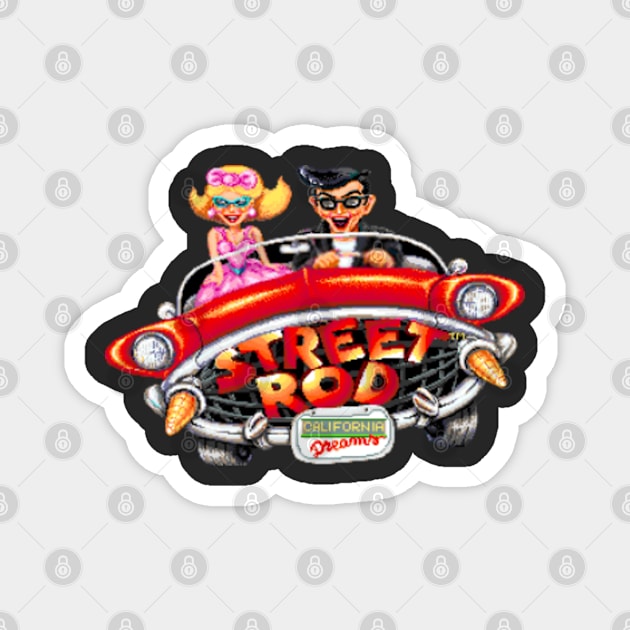 Street Rod Magnet by iloveamiga