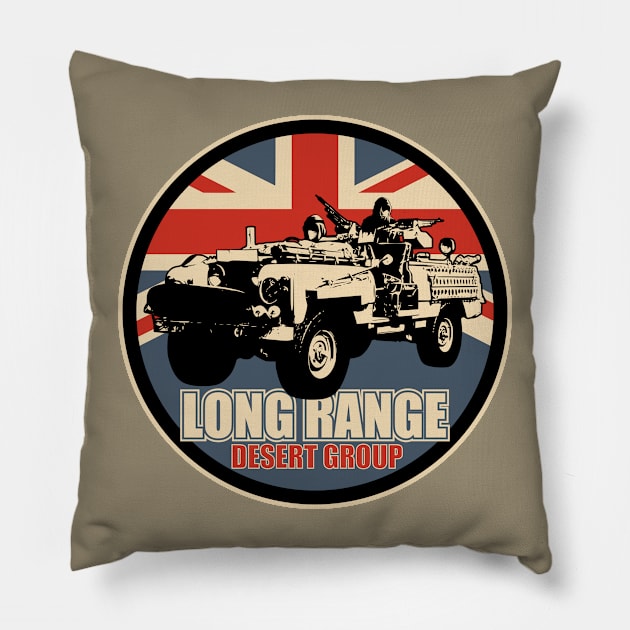 Long Range Desert Group Pillow by Firemission45