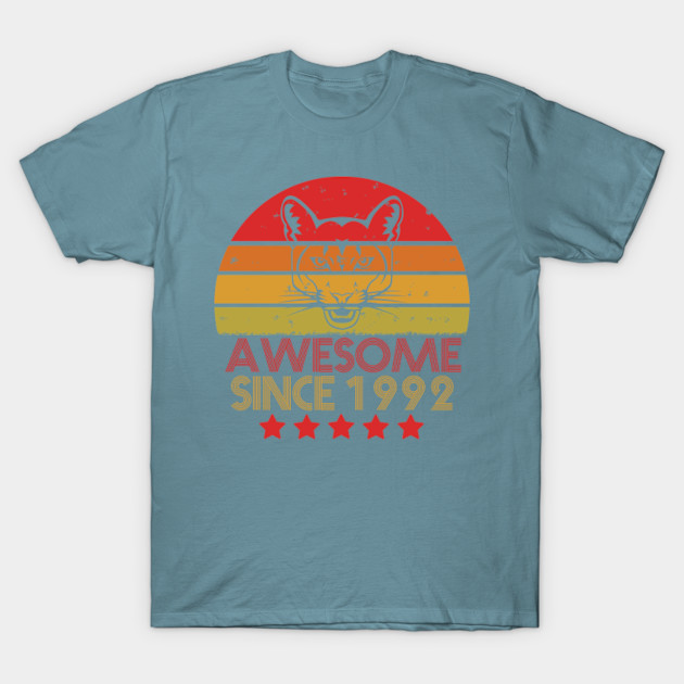 Disover awesome since 1992 awesome since 1992 vintage - Awesome Since - T-Shirt