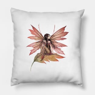 Autumn Drifting Fairy Fantasy Art Pillow