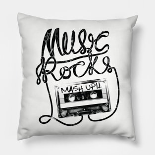 Music Rocks Pillow