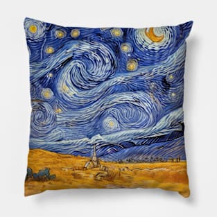 Starry Night Style Pillow