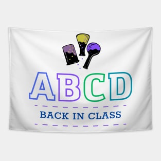 ABCD back in class Tapestry