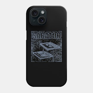 Sabaton Technical Drawing Phone Case