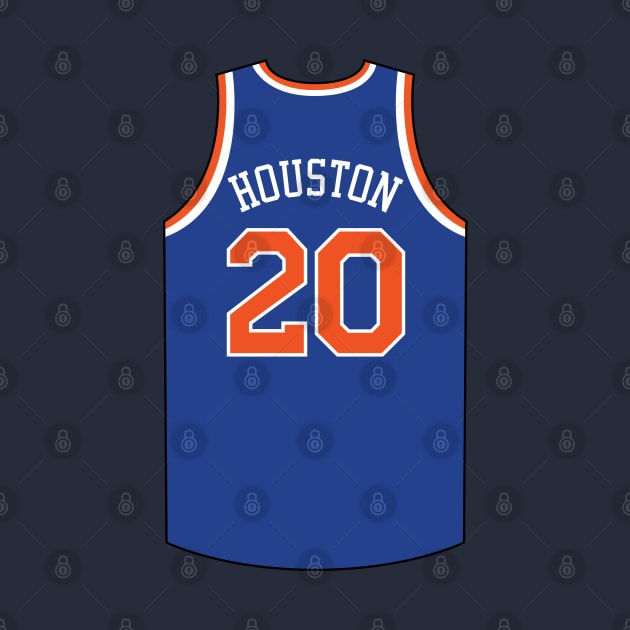 Allan Houston New York Jersey Qiangy by qiangdade