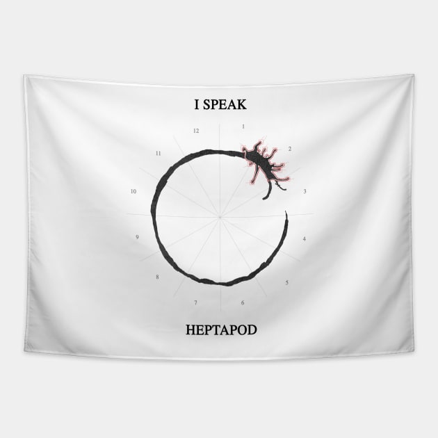 I Speak Heptapod Tapestry by JorisLAQ