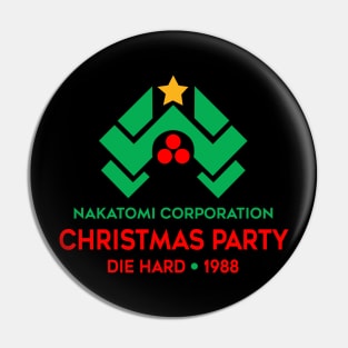 Nakatomi Corporation Christmas Party Die Hard 1988 Pin