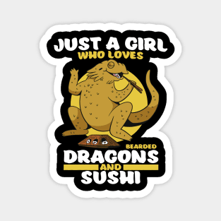 Just a girl who loves sushi Magnet