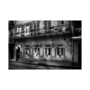 523 Dumaine Street In Black and White T-Shirt