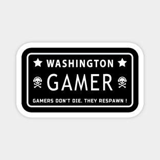 Gamer. Washington State. Magnet