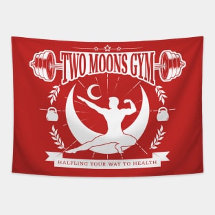 Big Moon Little Moon Gym - White Tapestry