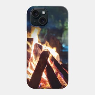 Bonfire in Downtown Portland Phone Case